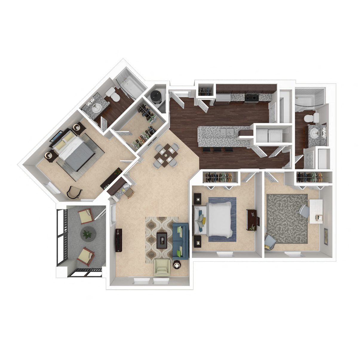 3 bed 2 bath at Integra 360 Apartments, Florida, 32708