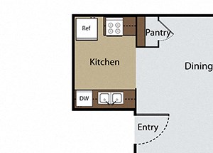 Ash A1 1 Bedroom 1 Bathroom Ash A1 1 Bedroom 1 Bathroom