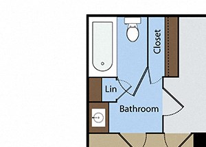 Birch A2 1 Bedroom 1 Bathroom Birch A2 1 Bedroom 1 Bathroom