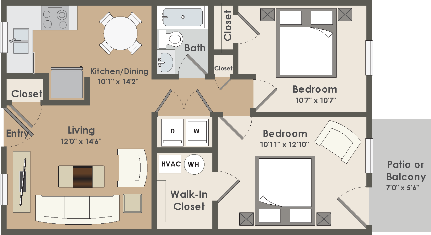 Canterbury Apartments Urban Nottingham Apartment Myrtle Beach