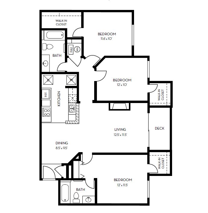 Mesa - 3x2 Floor Plan 3