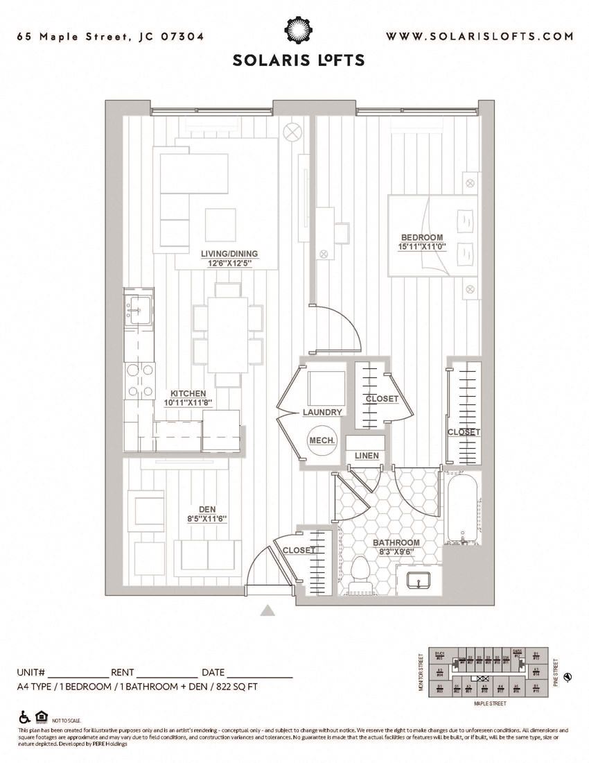 One Bedroom+ Den