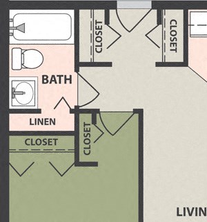 1-Bedroom, 1-Bath