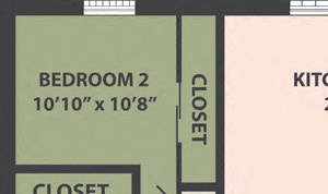 3-Bedroom, 2-Bath