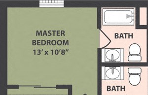 3-Bedroom, 2-Bath