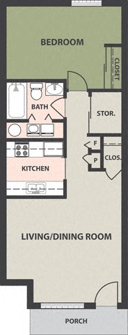 1-Bedroom, 1-Bath