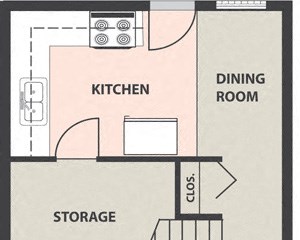 2-Bedroom, 1-Bath