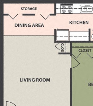 1-Bedroom, 1-Bath