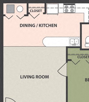 1-Bedroom, 1-Bath