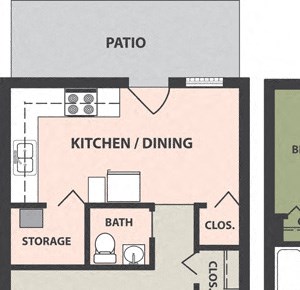 3-Bedroom, 1 1/2-Bath