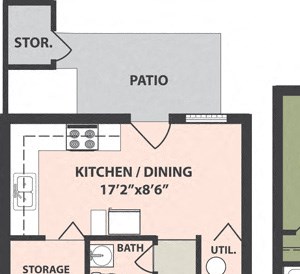 3-Bedroom, 1 1/2-bath