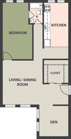 1-Bedroom, 1-Bath