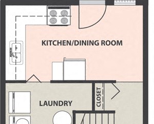 2-Bedroom, 1-Bath