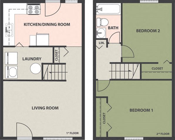 Floor Plans of Urbana Village in Urbana, OH