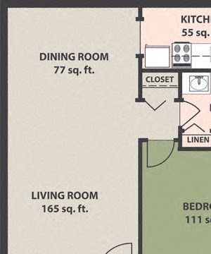 1-Bedroom, 1-Bath