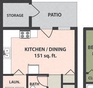 3-Bedroom, 1 1/2-Bath