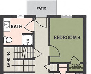 4-Bedroom, 2-Bath