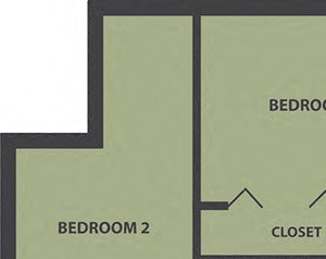 2-Bedroom, 1-Bath