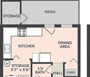 3-Bedroom, 1 1/2-Bath