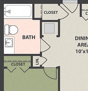 1-Bedroom, 1-Bath