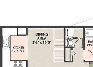 3-Bedroom, 1-Bath