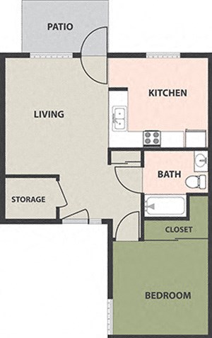 1-Bedroom, 1-Bath