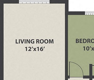 2-Bedroom, 1-Bath