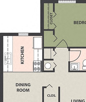 1-Bedroom, 1-Bath
