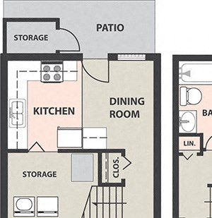 2-Bedroom, 1-Bath