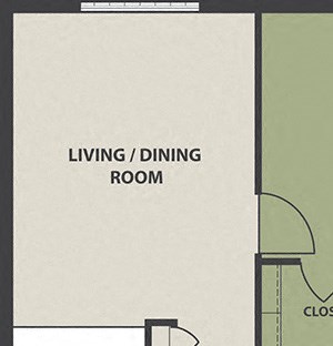 1-Bedroom, 1-Bath