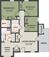 3-Bedroom, 1 1/2-Bath
