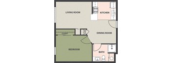 1-Bedroom, 1-Bath