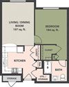 1-Bedroom, 1-Bath