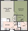 1-Bedroom, 1-Bath