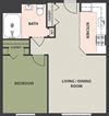 1-Bedroom, 1-Bath