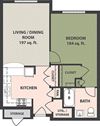1-Bedroom, 1-Bath
