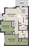 2-Bedroom, 1-Bath