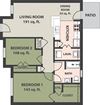 2-Bedroom, 1-Bath