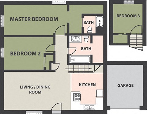 3333 Deserette Lane 3 Beds Apartment, Affordable for Rent - Photo Gallery 17