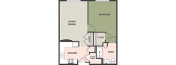 1 Bedroom, 1 Bath Flat