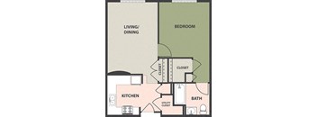 1 Bedroom, 1 Bath Flat