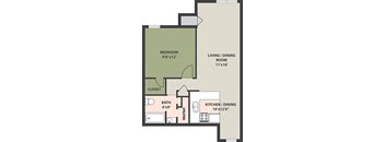 1-Bedroom, 1-Bath