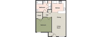 1-Bedroom, 1-Bath