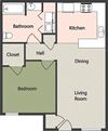 1-Bedroom, 1-Bath