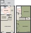 2-Bedroom, 1-Bath