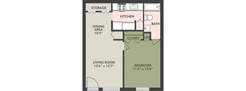 1-Bedroom, 1-Bath