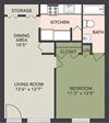1-Bedroom, 1-Bath