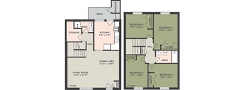 4-Bedroom, 2-Bath