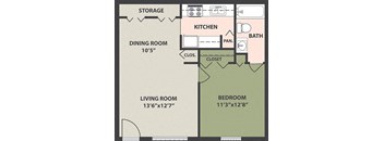 1-Bedroom, 1-Bath