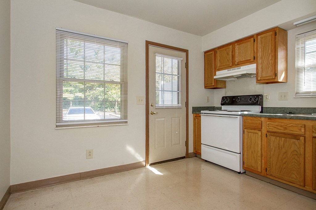 the kitchen is clean and ready for us to use